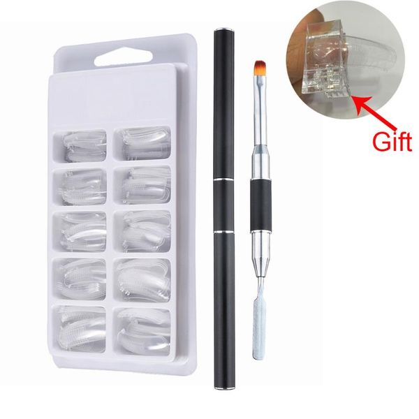 1 box quick building mold tips nail dual forms finger extension nail art uv 2-in-1 manicure brush set send gifts
1 box quick building mold tips nail dual forms finger extension nail art uv 2-in-1 manicure brush set send gifts