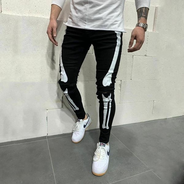 3 styles men stretchy ripped skinny embroidery print jeans destroyed hole taped slim fit denim jean waistline28-40, Blue
3 styles men stretchy ripped skinny embroidery print jeans destroyed hole taped slim fit denim jean waistline28-40, Blue