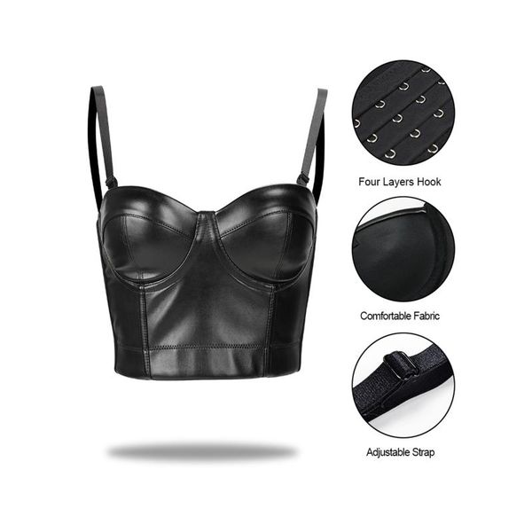 leather corset waist trainer women's lingerie gothic style steampunk bustier push up bra corset for lace underwear, Black;white
leather corset waist trainer women's lingerie gothic style steampunk bustier push up bra corset for lace underwear, Black;white