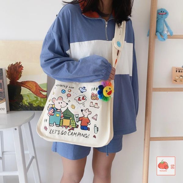 canvas bag korean version harajuku large capacity crossbody female japanese student art wild wide shoulder
canvas bag korean version harajuku large capacity crossbody female japanese student art wild wide shoulder