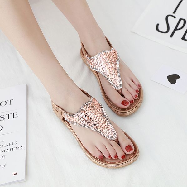 new 2020 sandals womens glass crystal soft comfortable elastic flat shoes beach shoes, Black
new 2020 sandals womens glass crystal soft comfortable elastic flat shoes beach shoes, Black
