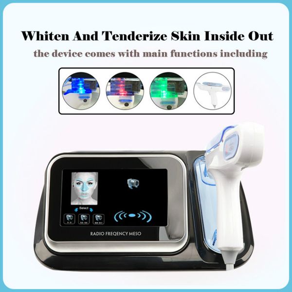 water mesotherapy gun radio frequency rf meso fade facial spots facial skin beauty device injector 3 light colors red blue green, Black;white
water mesotherapy gun radio frequency rf meso fade facial spots facial skin beauty device injector 3 light colors red blue green, Black;white