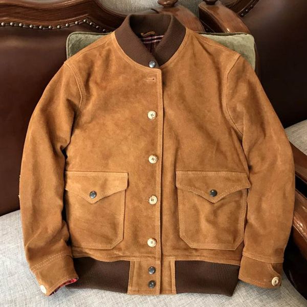 new fashion spring autumn jacket for male brown 3xl xxxxl men's suede leather coat genuine real natural cowhide jacket a086, Black
new fashion spring autumn jacket for male brown 3xl xxxxl men's suede leather coat genuine real natural cowhide jacket a086, Black