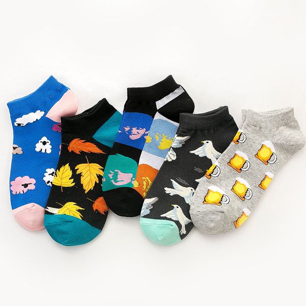 1pair fashion cartoon men's socks invisible low cut ankle sock summer casual breathable short socks coton &women dropship, Black
1pair fashion cartoon men's socks invisible low cut ankle sock summer casual breathable short socks coton &women dropship, Black