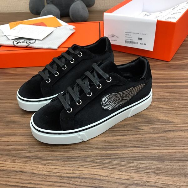 fashion platform women's shoes wild vintage luxury new wings pattern suede leather women's shoes loafers casual shoes 04, Black
fashion platform women's shoes wild vintage luxury new wings pattern suede leather women's shoes loafers casual shoes 04, Black