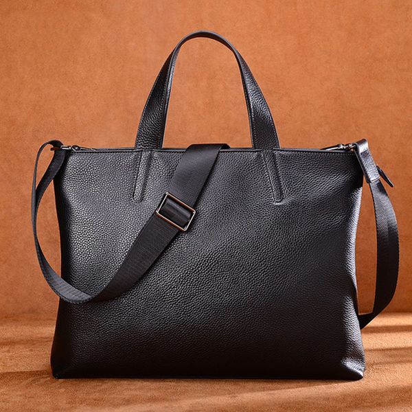 new handbag men's leather cross-section casual briefcase soft first layer leather crossbody bag business computer men
new handbag men's leather cross-section casual briefcase soft first layer leather crossbody bag business computer men