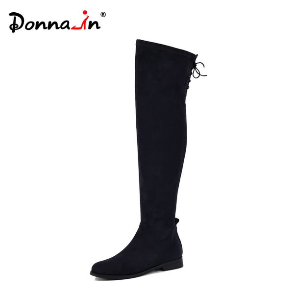 donnain lace up knee high boots for women low heels round toe black suede autumn winter 2019 thigh high boots flats ladies shoes
donnain lace up knee high boots for women low heels round toe black suede autumn winter 2019 thigh high boots flats ladies shoes