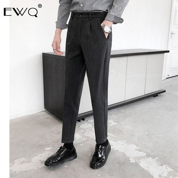 ewq / men's suit trousers 2019 autumn witner fashion new directly loose trend self-cultivation smart casual men pants 9y0059, Black
ewq / men's suit trousers 2019 autumn witner fashion new directly loose trend self-cultivation smart casual men pants 9y0059, Black
