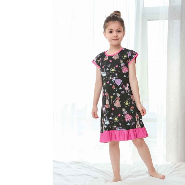 new fashion girls princess children spandex night dress kids nightgowns girls clothes pajamas sleeping dress for 2-10years, Blue;red
new fashion girls princess children spandex night dress kids nightgowns girls clothes pajamas sleeping dress for 2-10years, Blue;red