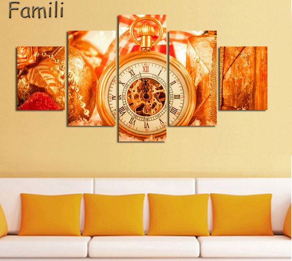 5pcs painting by home decoracion painting modern picture for living room decorative print on canvas art wall pocket watch
5pcs painting by home decoracion painting modern picture for living room decorative print on canvas art wall pocket watch