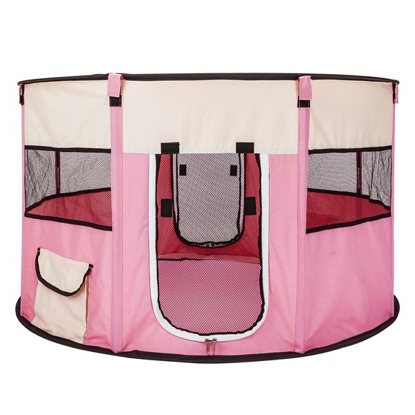 hobbyzoo 45" круговая портативный складной 600d оксфорд ткань сетки pet playpen забор восемь панелей розовый
hobbyzoo 45" круговая портативный складной 600d оксфорд ткань сетки pet playpen забор восемь панелей розовый