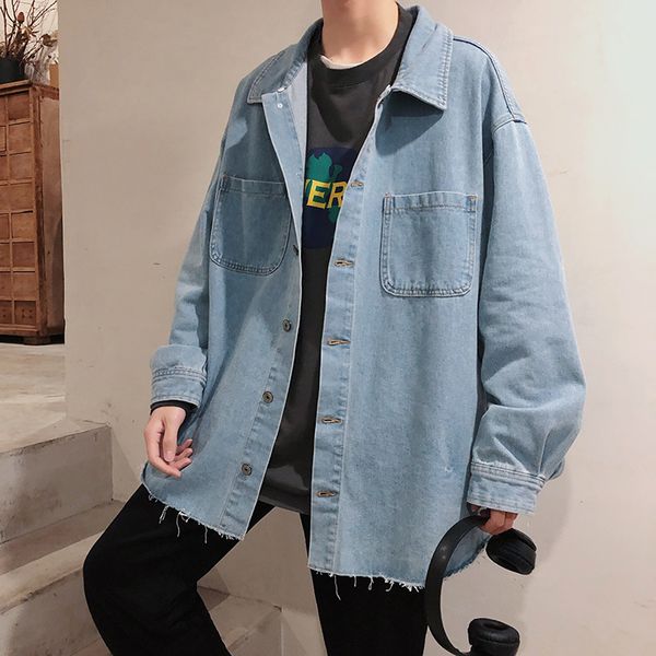2019 spring and autumn models detachable hooded casual denim shirt in the long section of the port wind denim shirt sky blue, White;black
2019 spring and autumn models detachable hooded casual denim shirt in the long section of the port wind denim shirt sky blue, White;black