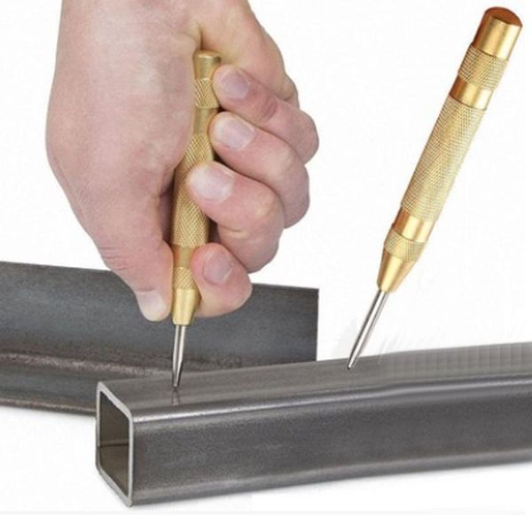 automatic center pin punch spring loaded marking starting holes tool wood press dent marker woodwork tool drill bit
automatic center pin punch spring loaded marking starting holes tool wood press dent marker woodwork tool drill bit