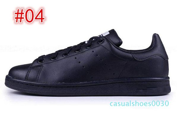 women men new stan shoes fashion smith sneakers casual shoes leather sport classic flats 2019 c30, Black