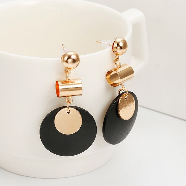 korean style wooden earrings for women black green color fashion jewelry vintage personalized ear jewelry, Silver
korean style wooden earrings for women black green color fashion jewelry vintage personalized ear jewelry, Silver