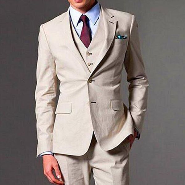 champagne wedding groom tuxedos 2018 three piece notched lapel business party men suits custom made jacket pants vest, Black;gray
champagne wedding groom tuxedos 2018 three piece notched lapel business party men suits custom made jacket pants vest, Black;gray
