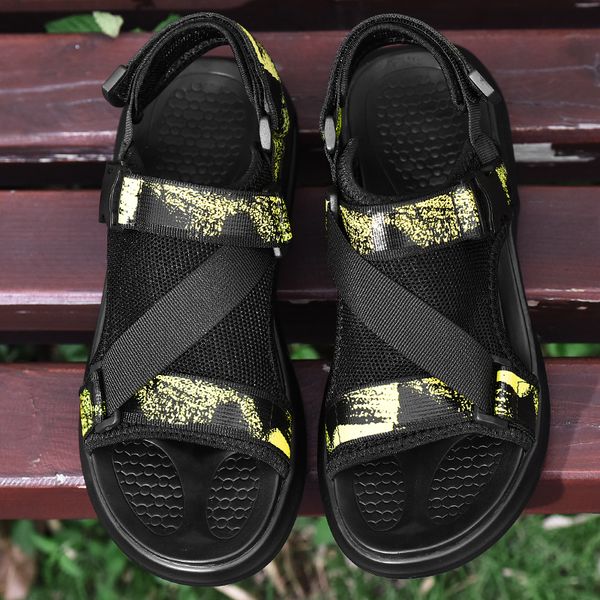 merkmak summer men sandals soft sandals comfortable men shoes fashion air mesh outdoor roman leisure plus size shoes, Black
merkmak summer men sandals soft sandals comfortable men shoes fashion air mesh outdoor roman leisure plus size shoes, Black