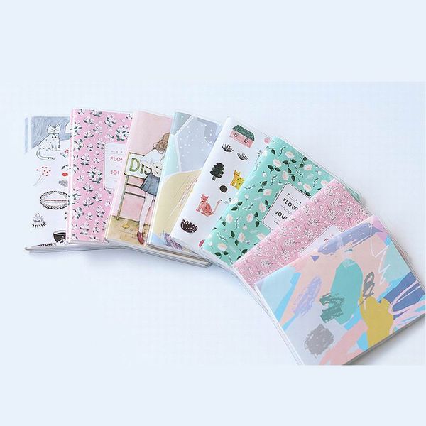 100pcs Qone A6 Weekly Plan Cute Notebook Waterproof Filofax Creative Inner Pages Kawaii Planner Organizer Diary Random