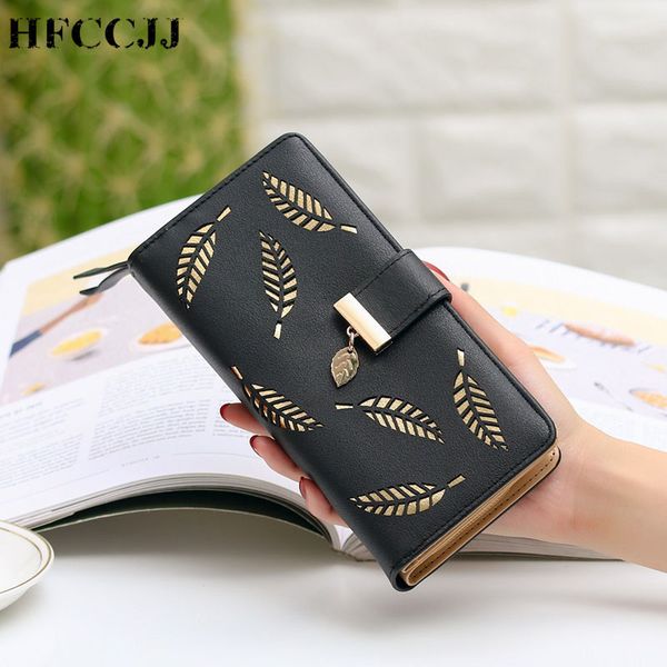 new women wallet leather purse female long wallet hollow leaves purse for women coin card holders cartera mujer hc133, Red;black
new women wallet leather purse female long wallet hollow leaves purse for women coin card holders cartera mujer hc133, Red;black