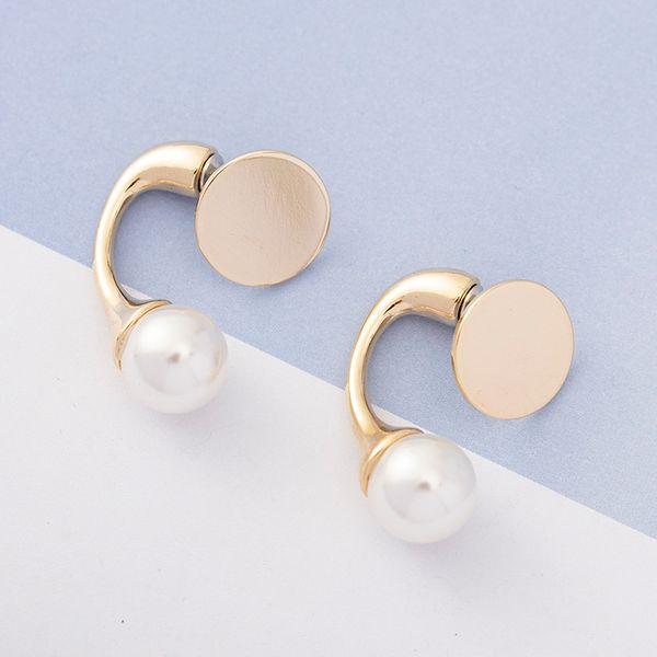 srcoi gold color metal c shape imitation pearl stud earring fashion geometric alloy circle round open stud earring women jewelry, Golden;silver
srcoi gold color metal c shape imitation pearl stud earring fashion geometric alloy circle round open stud earring women jewelry, Golden;silver