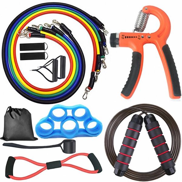 15 pcs/set resistance band training exercise bands croffit set tubes pull rope rubber expander elastic bands home fitness set
15 pcs/set resistance band training exercise bands croffit set tubes pull rope rubber expander elastic bands home fitness set