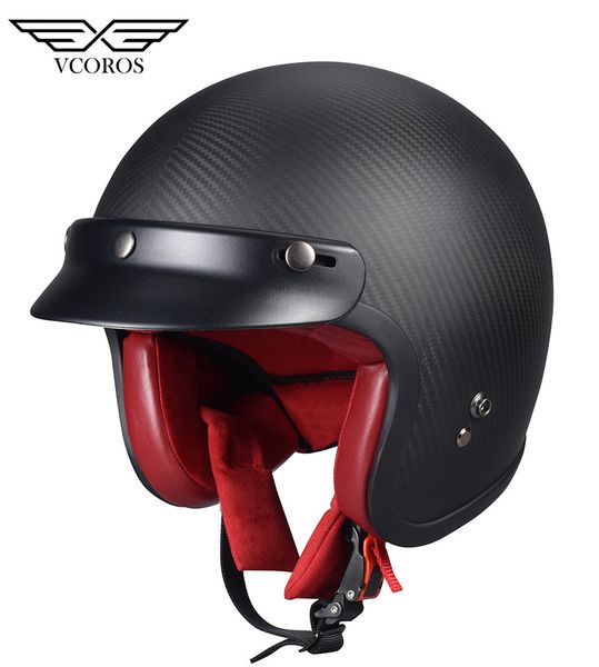 vcoros carbon fiber motorcycle helmet open face vintage retro motorbike helmets man woman half face jet scooter moto helmets
vcoros carbon fiber motorcycle helmet open face vintage retro motorbike helmets man woman half face jet scooter moto helmets