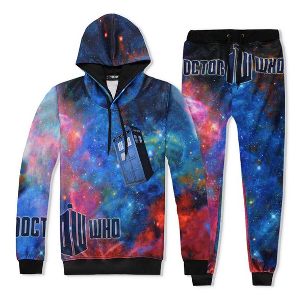 doctor who designer mens tracksuits starry sky 3d digital print hooded mens suits gym mens 2pcs sets, Gray
doctor who designer mens tracksuits starry sky 3d digital print hooded mens suits gym mens 2pcs sets, Gray