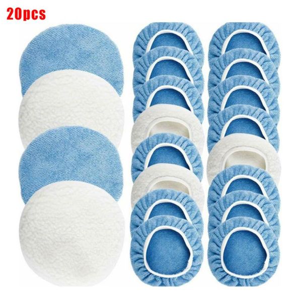 20pcs 7-8 inch/ 9-10 inch polishing sleeve bonnet polisher pad soft superfine fiber buffing mat car maintenance vleaning tool
20pcs 7-8 inch/ 9-10 inch polishing sleeve bonnet polisher pad soft superfine fiber buffing mat car maintenance vleaning tool