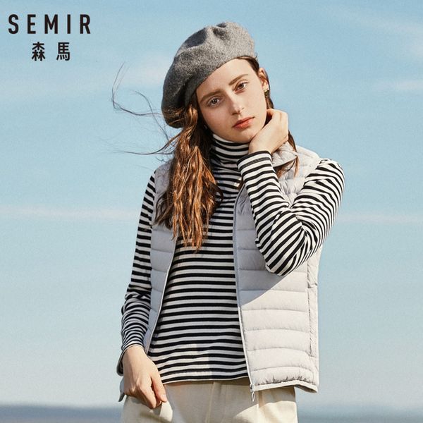 semir women packable quilted lightweight down vest with zip pocket light puffer stand-up collar vest chinlon lined with zip, Black;white
semir women packable quilted lightweight down vest with zip pocket light puffer stand-up collar vest chinlon lined with zip, Black;white