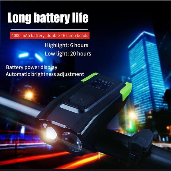 induction bicycle front light set usb rechargeable headlight + horn 800 lumen 4000 mah smart led bike lamp cycling
induction bicycle front light set usb rechargeable headlight + horn 800 lumen 4000 mah smart led bike lamp cycling