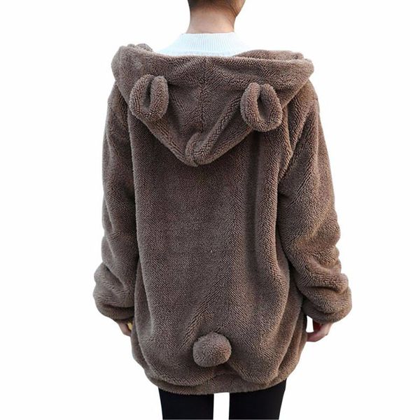 bear ear hoodies women hoodies zipper girl winter loose fluffy ear hoodie hooded jacket warm outerwear coat cute sweatshirt hood, Black
bear ear hoodies women hoodies zipper girl winter loose fluffy ear hoodie hooded jacket warm outerwear coat cute sweatshirt hood, Black
