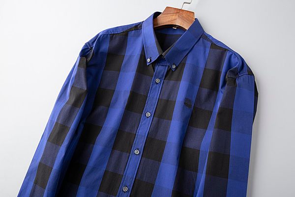 burberri luxury mens designer dress shirts trend private custom brand mens shirts classic plaid casual wild dress shirt selling, White;black
burberri luxury mens designer dress shirts trend private custom brand mens shirts classic plaid casual wild dress shirt selling, White;black