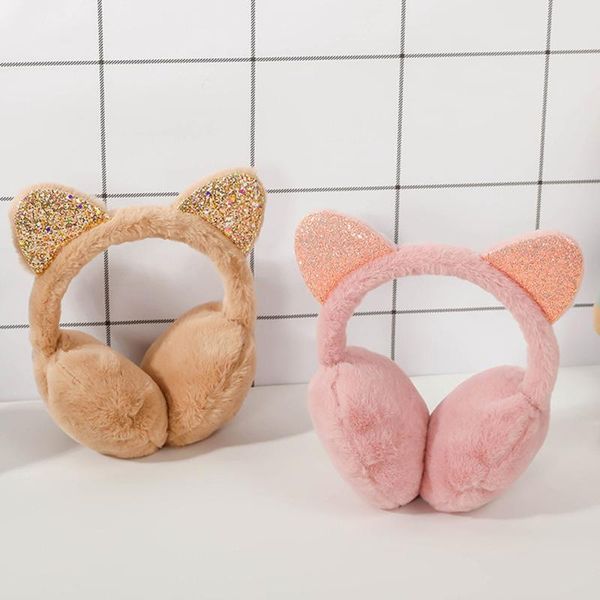 fashion vintage ear-cap winter outdoor cute cat ear plush earmuffs shiny sequin soft earflaps headband for kids boys girl, Blue;gray
fashion vintage ear-cap winter outdoor cute cat ear plush earmuffs shiny sequin soft earflaps headband for kids boys girl, Blue;gray