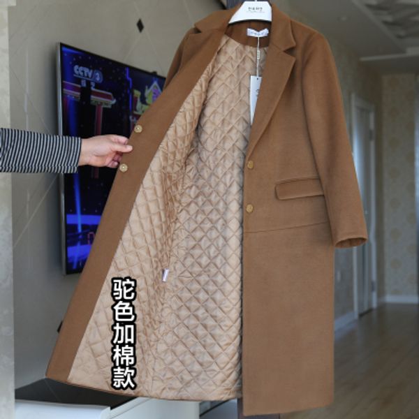 new arrival fashion cashmere wool winter coat outerwear women long thickening warm woolen overcoat women trench coats g8x2, Black
new arrival fashion cashmere wool winter coat outerwear women long thickening warm woolen overcoat women trench coats g8x2, Black