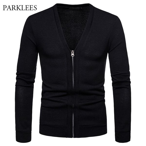 mens solid color cardigan sweater 2018 autumn winter new v neck zipper male cardigans slim fit long sleeve knitting coat homme, White;black
mens solid color cardigan sweater 2018 autumn winter new v neck zipper male cardigans slim fit long sleeve knitting coat homme, White;black