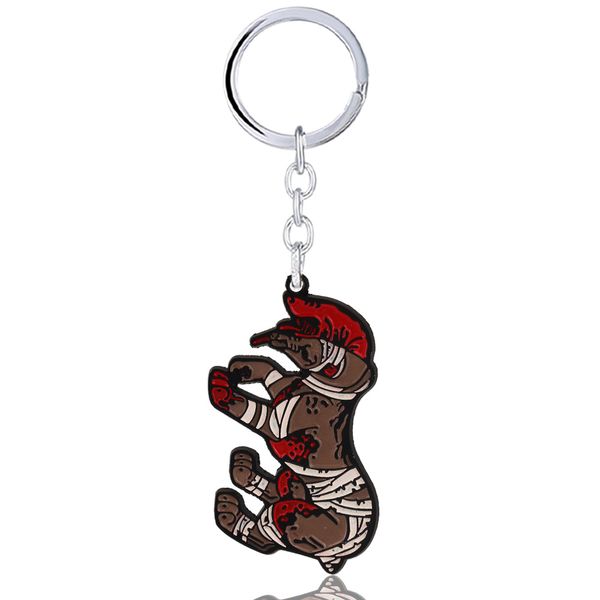 game silent hill 2 split head dog keychain for men metal anime key chain ring women backpack pendant jewelry llaveros hombre, Silver
game silent hill 2 split head dog keychain for men metal anime key chain ring women backpack pendant jewelry llaveros hombre, Silver