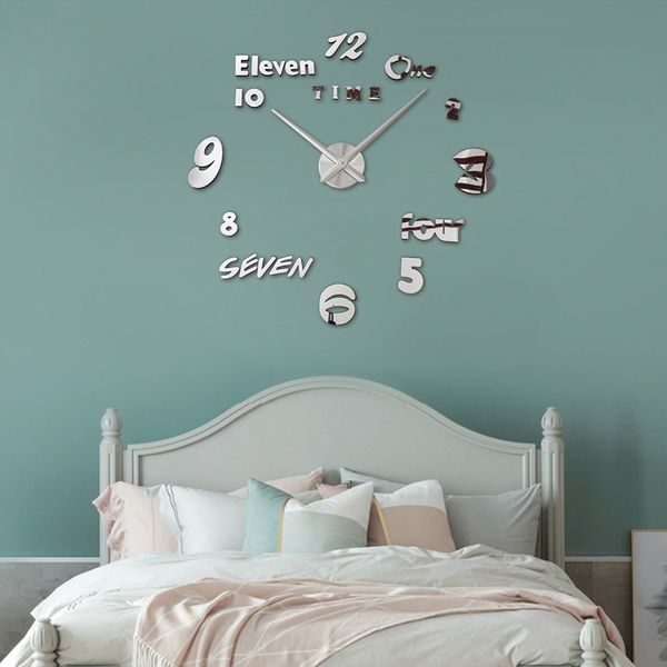 selling living room decoration small diy clock three-dimensional acrylic mirror paste eva wall paste creative wall clock
selling living room decoration small diy clock three-dimensional acrylic mirror paste eva wall paste creative wall clock