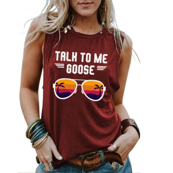 summer women fashion tshirts womens letter printed sleeveless sling clothing womens backless loose vest womens casual tanks new, White
summer women fashion tshirts womens letter printed sleeveless sling clothing womens backless loose vest womens casual tanks new, White