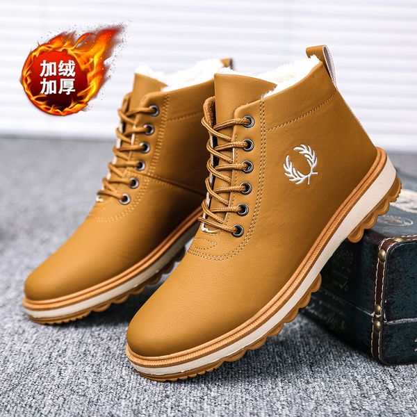 2019 new men warm winter plush fur snow boots lace-up motorcycle boots handmade casual shoes botas bota mens shoes, Black
2019 new men warm winter plush fur snow boots lace-up motorcycle boots handmade casual shoes botas bota mens shoes, Black