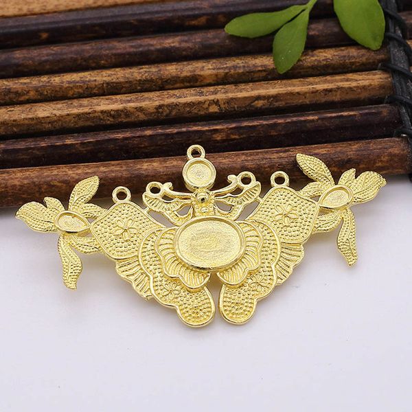 other 10pcs brass casting flower butterfly connector charms pendant oval bezel cameo bases women hair wedding jewelry accessories, Blue;slivery
other 10pcs brass casting flower butterfly connector charms pendant oval bezel cameo bases women hair wedding jewelry accessories, Blue;slivery