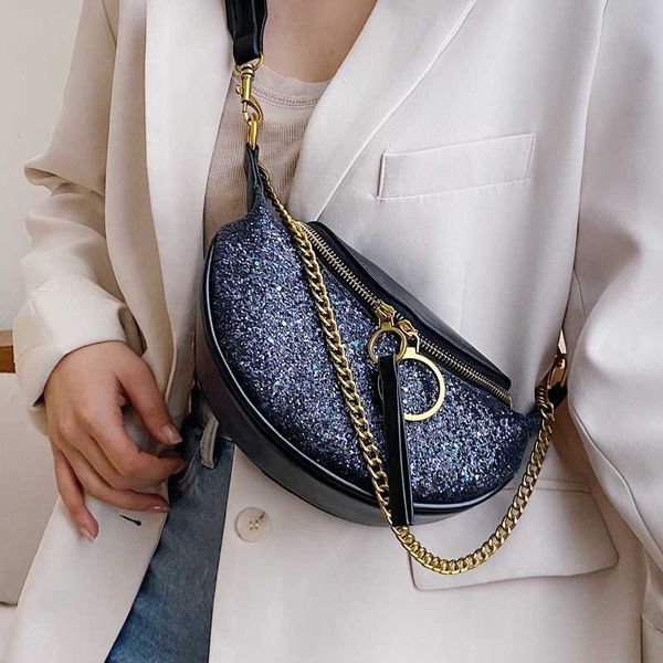 aoildlli stylish chain sequin women chest bags wide belt design female shoulder bags saddle ladies crossbody spring 2020
aoildlli stylish chain sequin women chest bags wide belt design female shoulder bags saddle ladies crossbody spring 2020