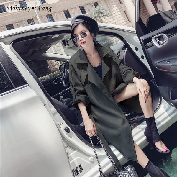 whitney wang 2019 autumn fashion streetwear open stitch sashes trench coat women russia windbreaker coat, Tan;black
whitney wang 2019 autumn fashion streetwear open stitch sashes trench coat women russia windbreaker coat, Tan;black