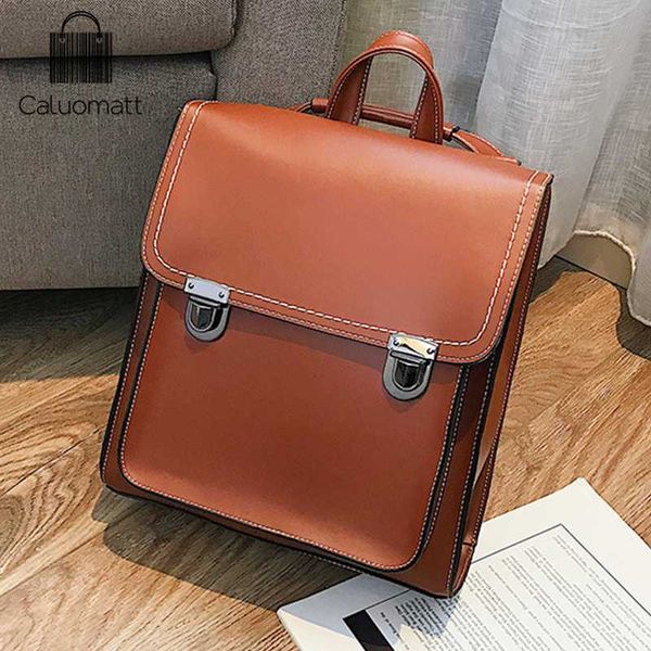 caluomafashion leather women backpacks for teenagers female large capacity pu travelling bags vintage messenger bag preppy
caluomafashion leather women backpacks for teenagers female large capacity pu travelling bags vintage messenger bag preppy