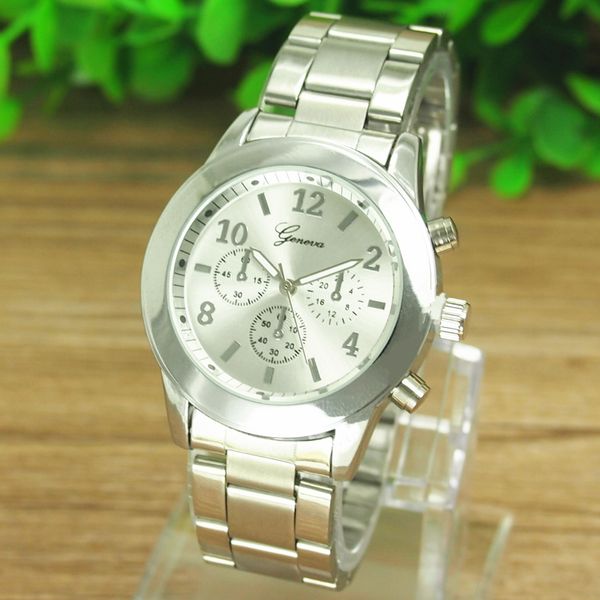 fashion new geneva ladies women girl stainless steel quartz wrist watch watches luxury dropshipping reloj femenino #30, Slivery;brown
fashion new geneva ladies women girl stainless steel quartz wrist watch watches luxury dropshipping reloj femenino #30, Slivery;brown