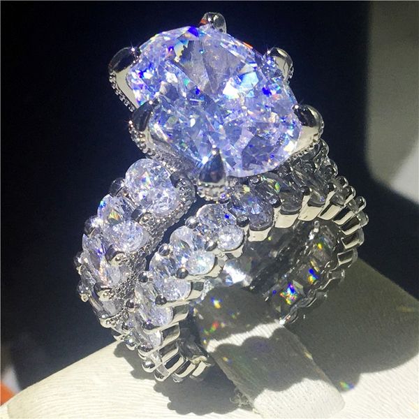 handmade oval cut 8ct cz ring sets 925 sterling silver engagement wedding band rings for women men vintage party jewelry, Golden;silver
handmade oval cut 8ct cz ring sets 925 sterling silver engagement wedding band rings for women men vintage party jewelry, Golden;silver