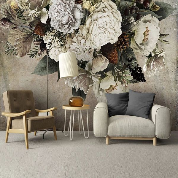 european style retro wallpaper 3d hand painted flowers murals living room bedroom study home decor background wall decor fresco
european style retro wallpaper 3d hand painted flowers murals living room bedroom study home decor background wall decor fresco