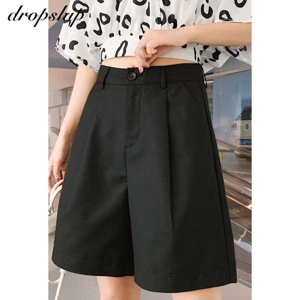 dropship summer casual pencil shorts women plus size high waist wide leg button shorts ladies thin straight trousers, White;black
dropship summer casual pencil shorts women plus size high waist wide leg button shorts ladies thin straight trousers, White;black
