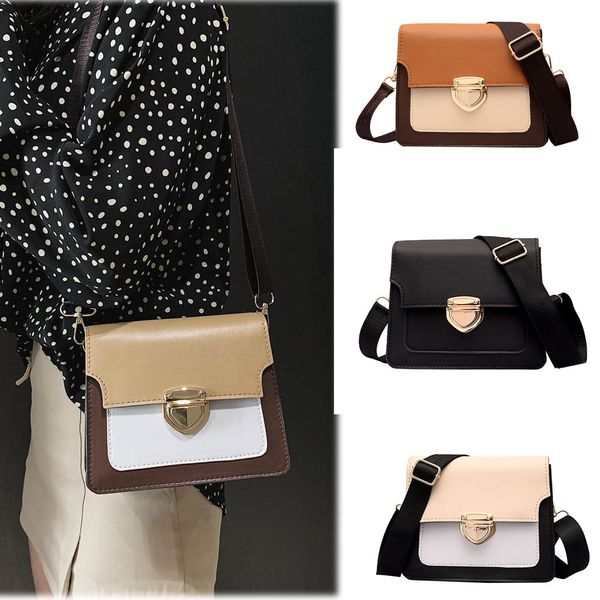 women's fashion hit color leather bag versatile shoulder bag messenger small square borse da donna#35#30
women's fashion hit color leather bag versatile shoulder bag messenger small square borse da donna#35#30
