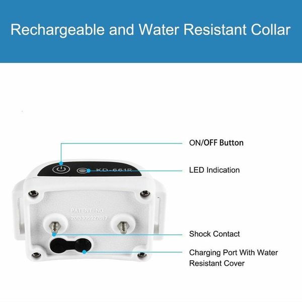 pet dog wireless electronic dog fence system waterproof dog training shock collar for 1/2/3 dogs kd661
pet dog wireless electronic dog fence system waterproof dog training shock collar for 1/2/3 dogs kd661