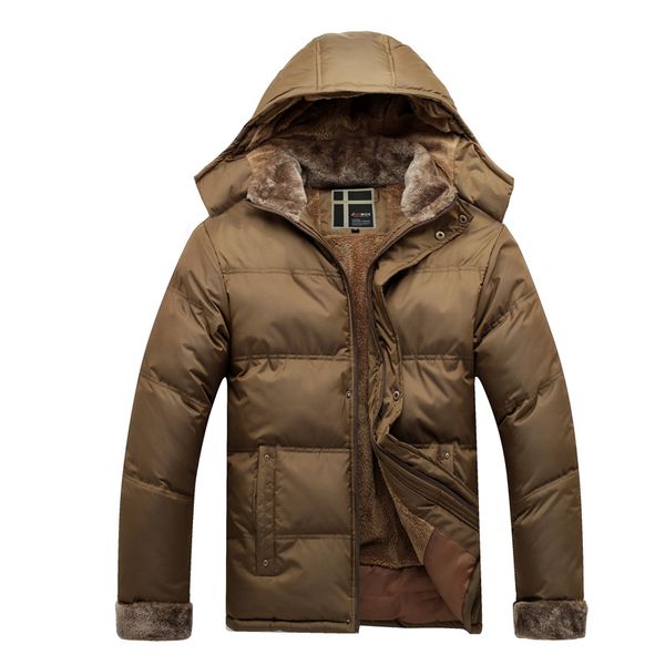 men warm thick fleece coats winter snow hooded fur collar slim fit parka brand casual cotton fashion padded jackets sl-e439, Black
men warm thick fleece coats winter snow hooded fur collar slim fit parka brand casual cotton fashion padded jackets sl-e439, Black